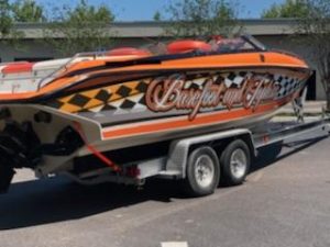 Custom Boat Wrap